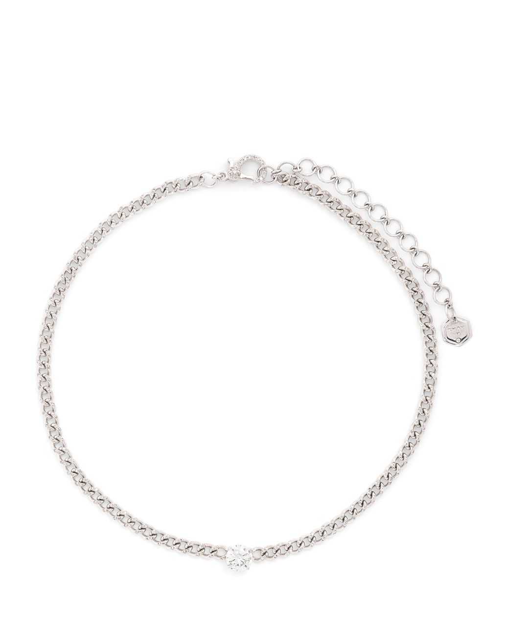 SHAY Metallic And Diamond Baby Link Choker Necklace