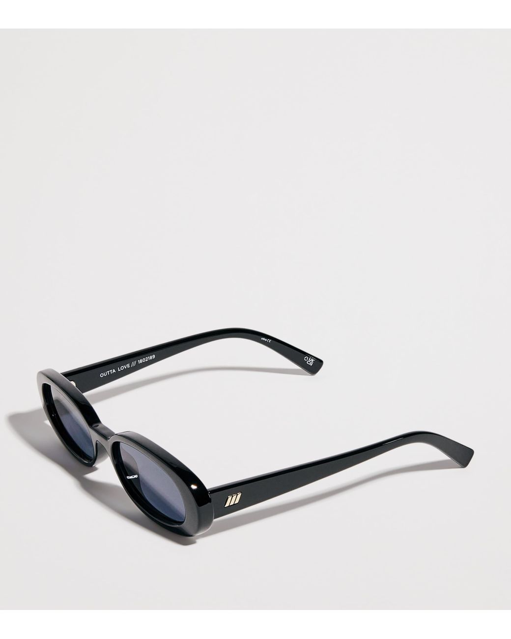 Le Specs Blue Oval Outta Love Sunglasses