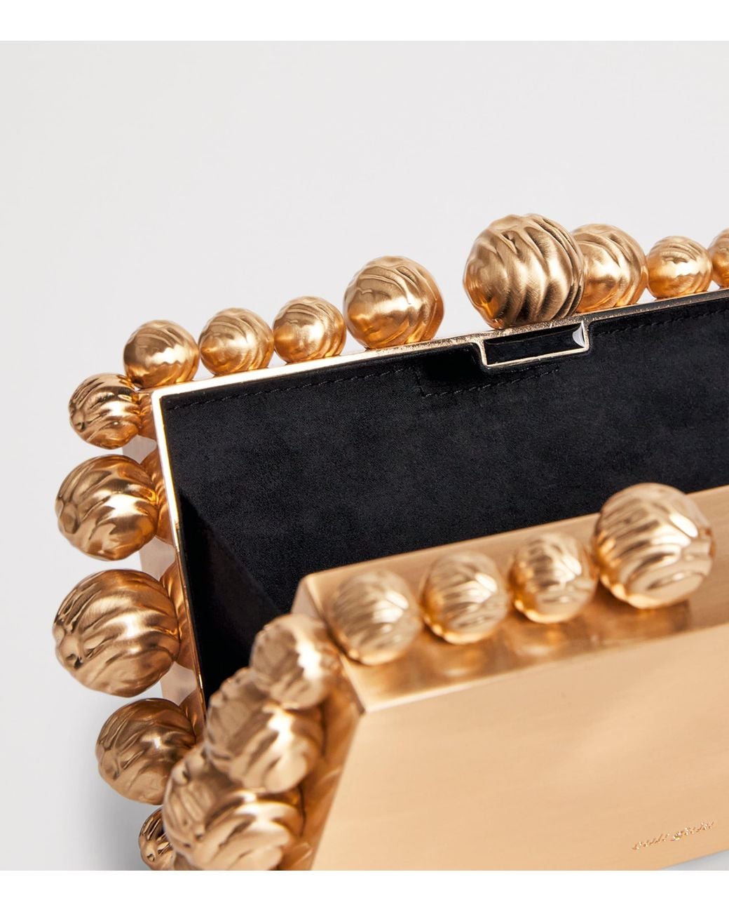 Cult Gaia Natural Beaded Eos Clutch Bag