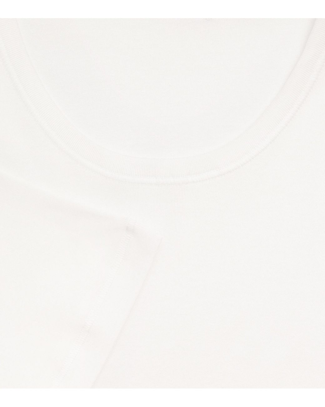 Hanro White Cotton Round-Neck T-Shirt for men