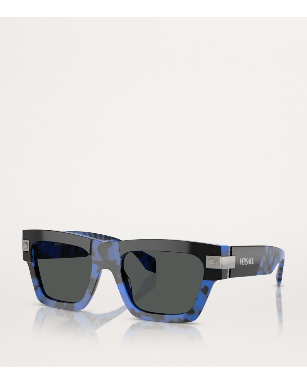 Versace Black Acetate 0Ve4464 Sunglasses for men