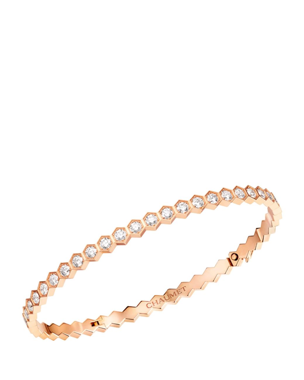 Chaumet Metallic And Diamond Bee De Bangle