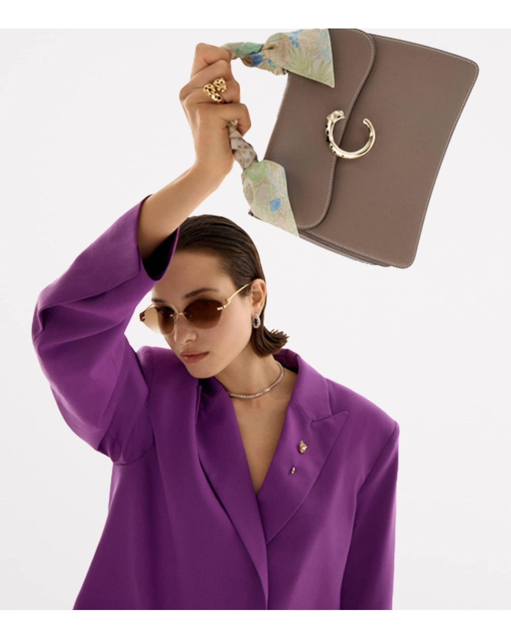 Cartier Silk Panthère Greenhouse Twilly