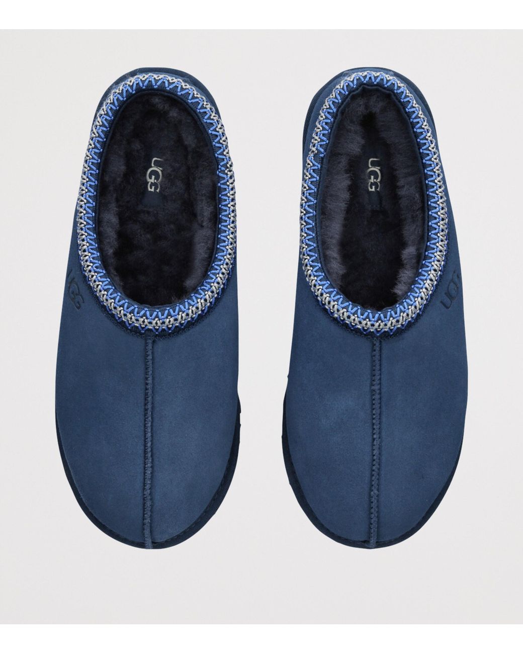 Ugg Blue Suede Tasman Slippers for men