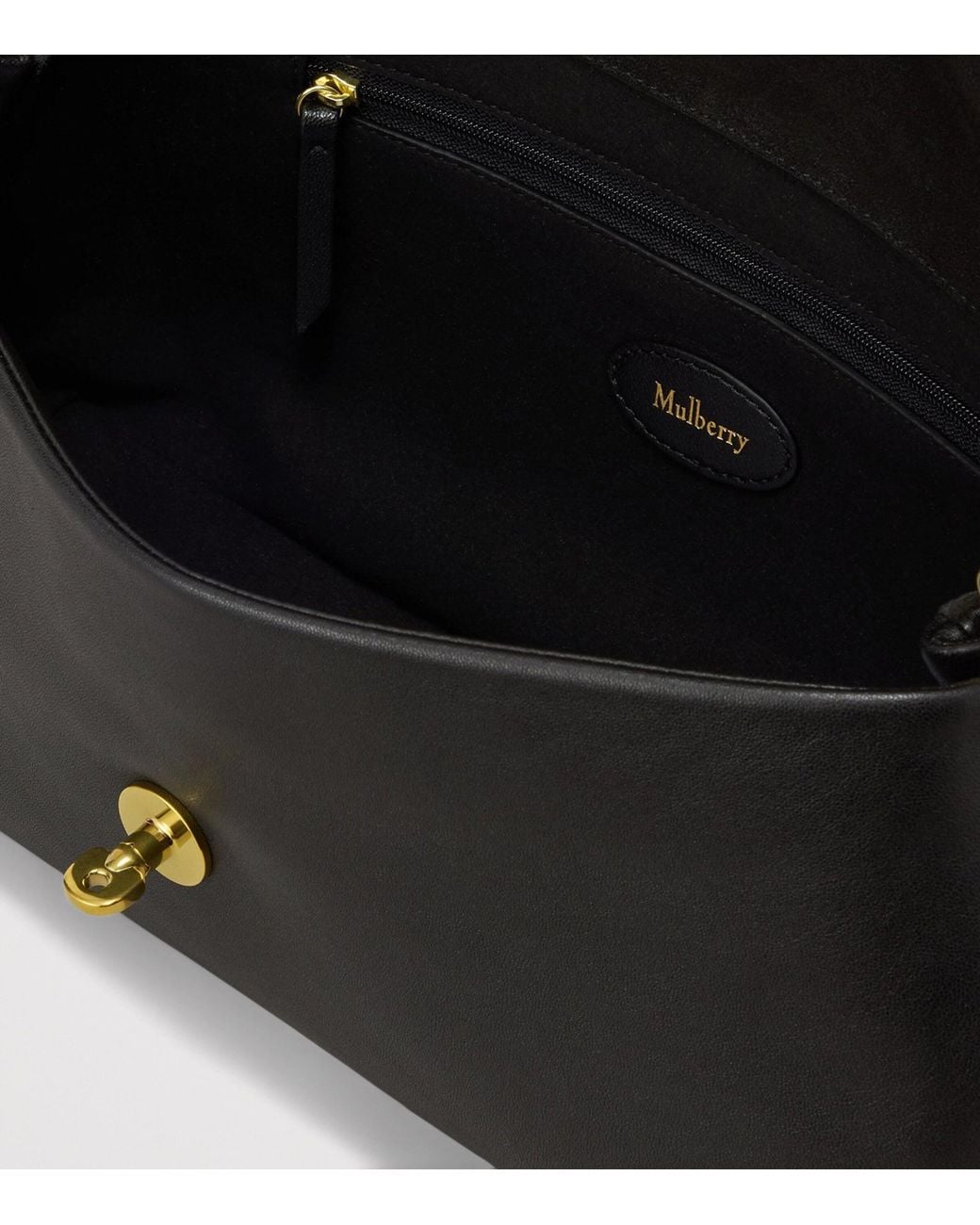Mulberry Black Nappa Leather Delilah Shoulder Bag
