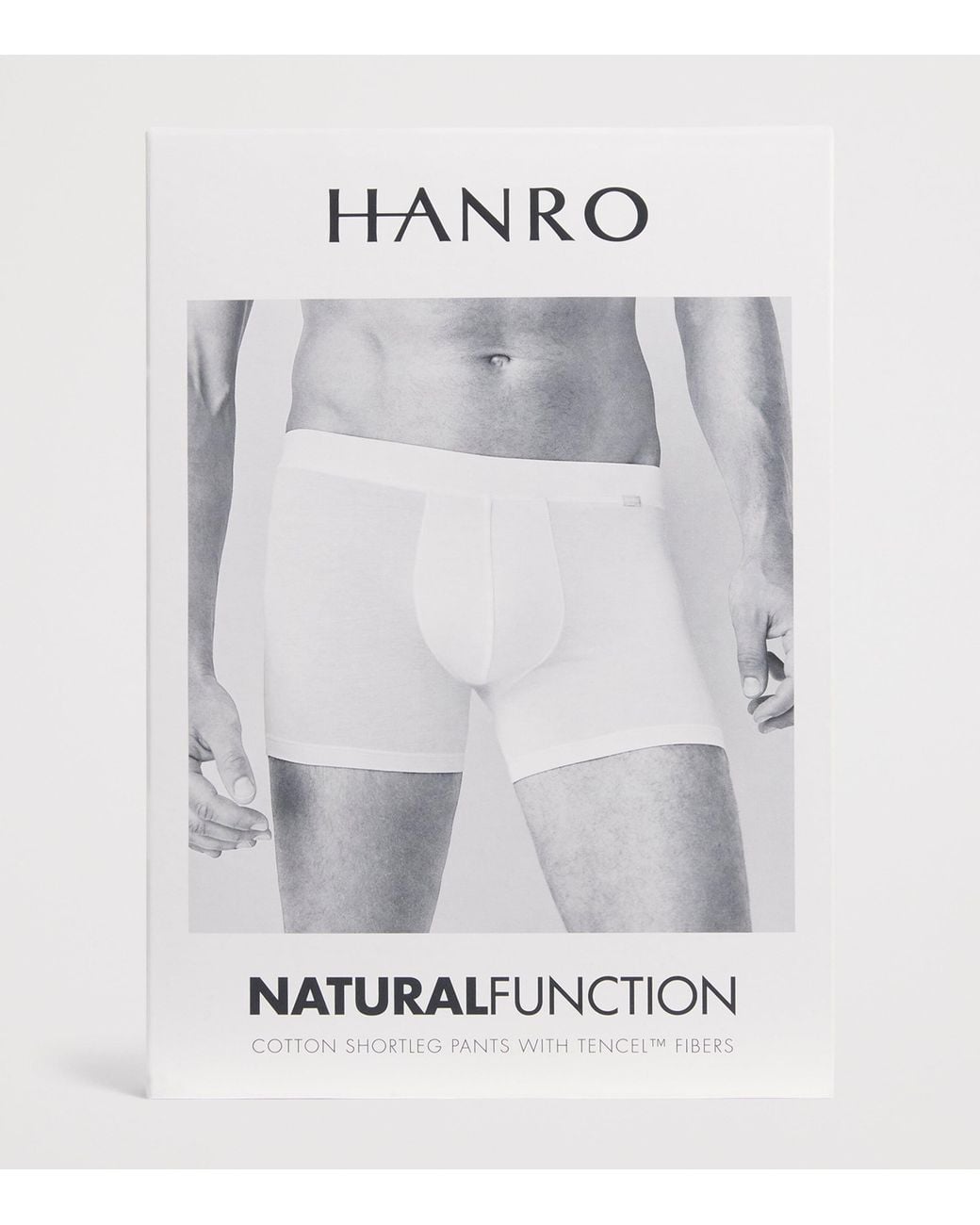 Hanro White Natural Function Trunks for men