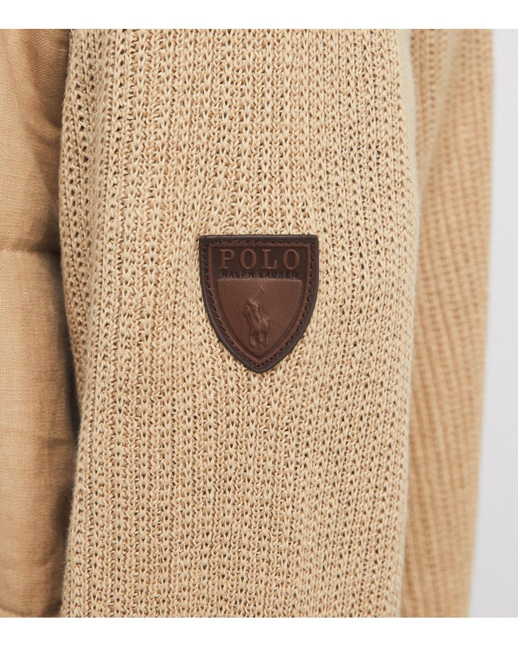 Polo Ralph Lauren Natural Linen Hybrid Bomber Jacket for men