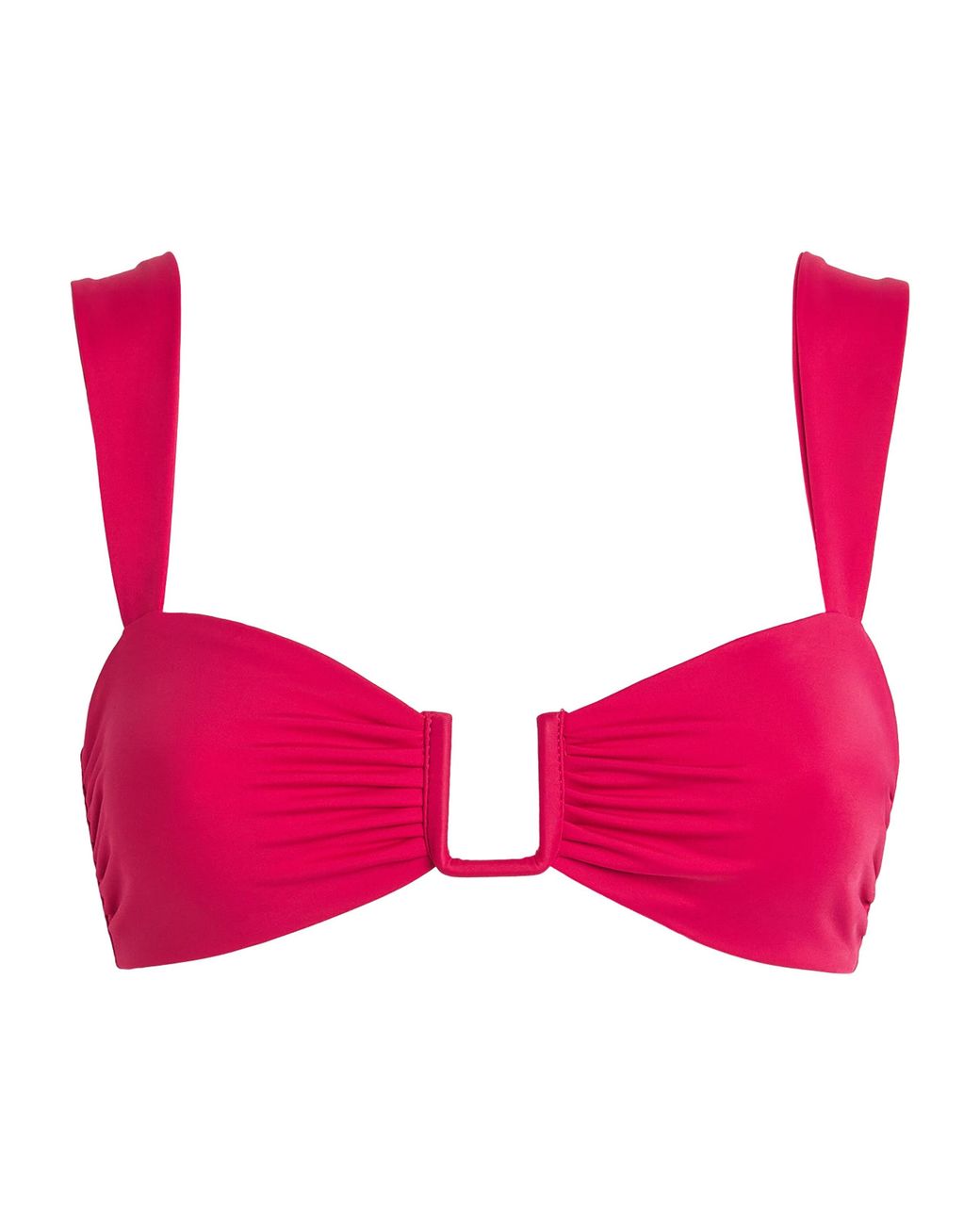 Away That Day Pink Cannes Bikini Top