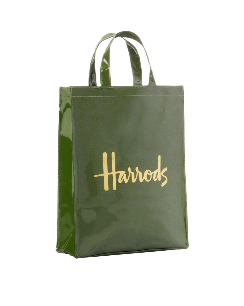 Harrods Medium Logo Shopper Bag in Green | Lyst