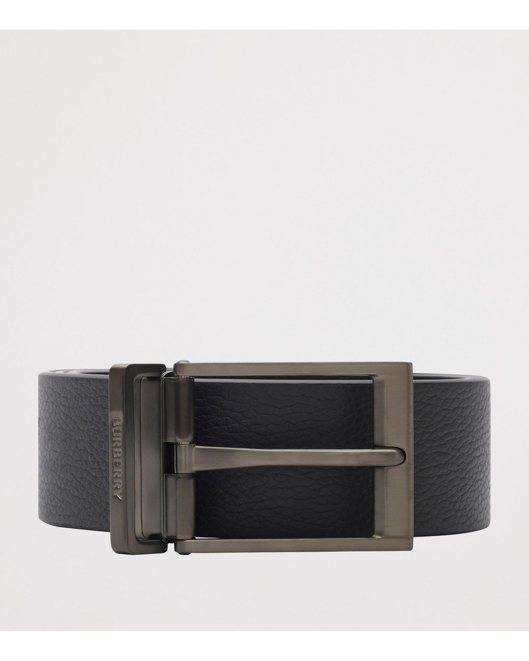 Burberry Brown Leather Reversible Belt for men