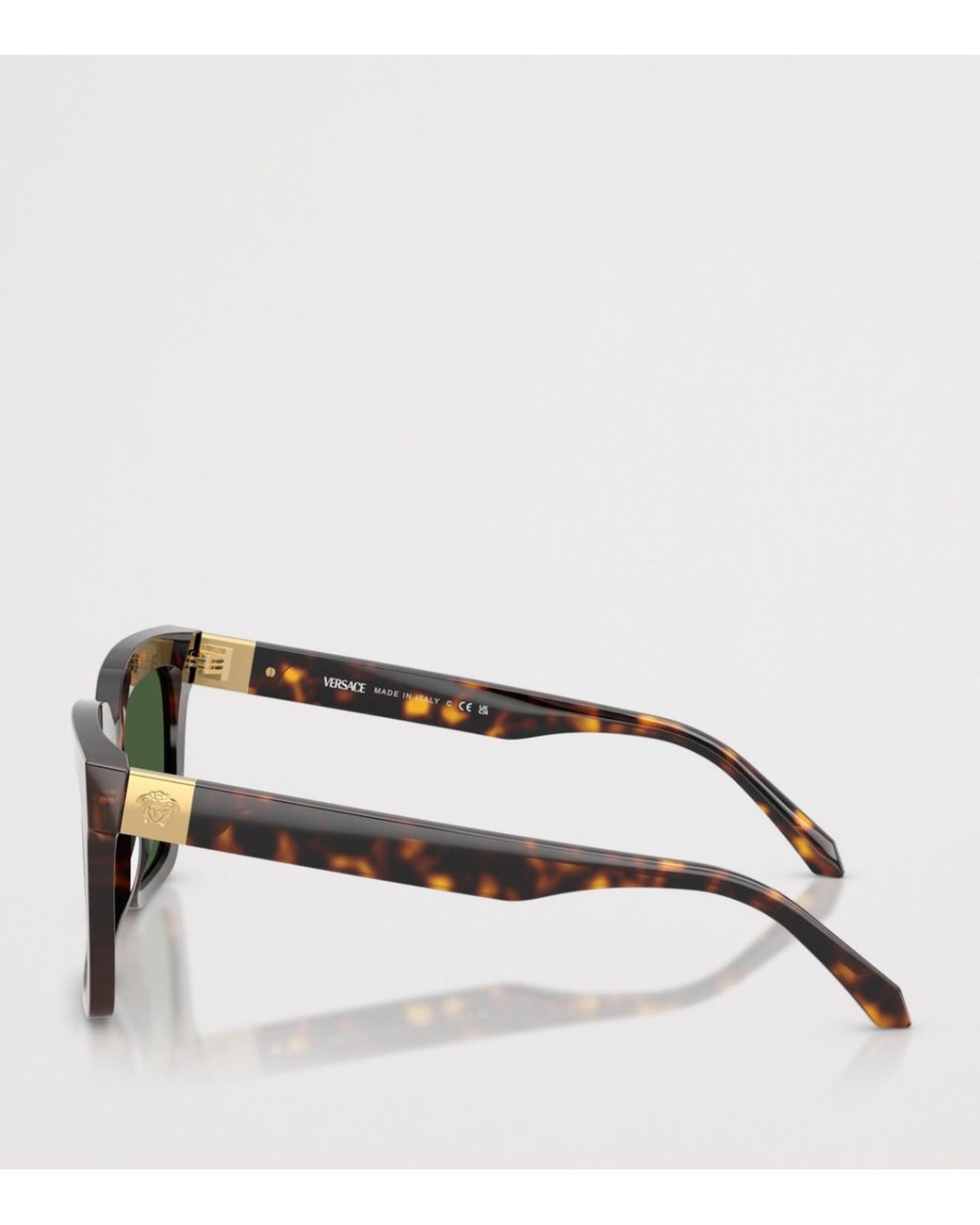 Versace Green Acetate Ve4498 Square Sunglasses