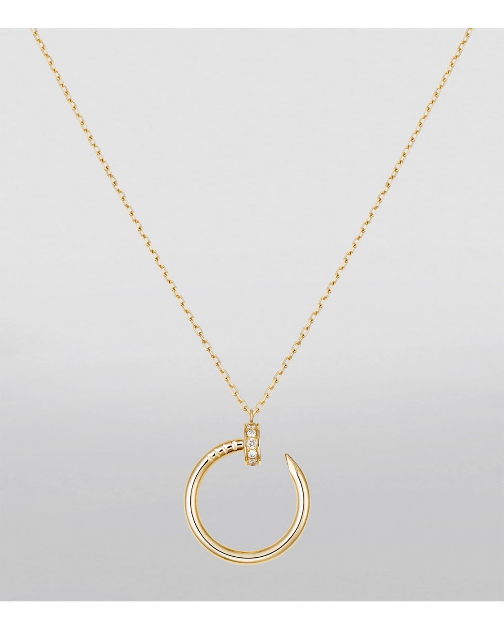 Cartier Metallic And Diamond Juste Un Clou Necklace