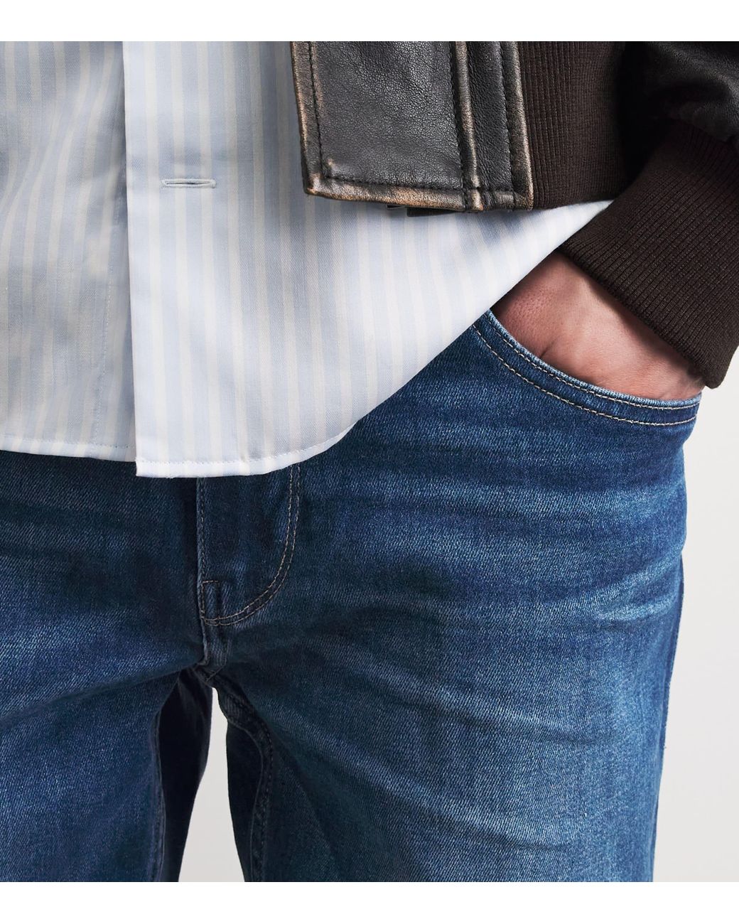 PAIGE Blue Federal Slim Jeans for men
