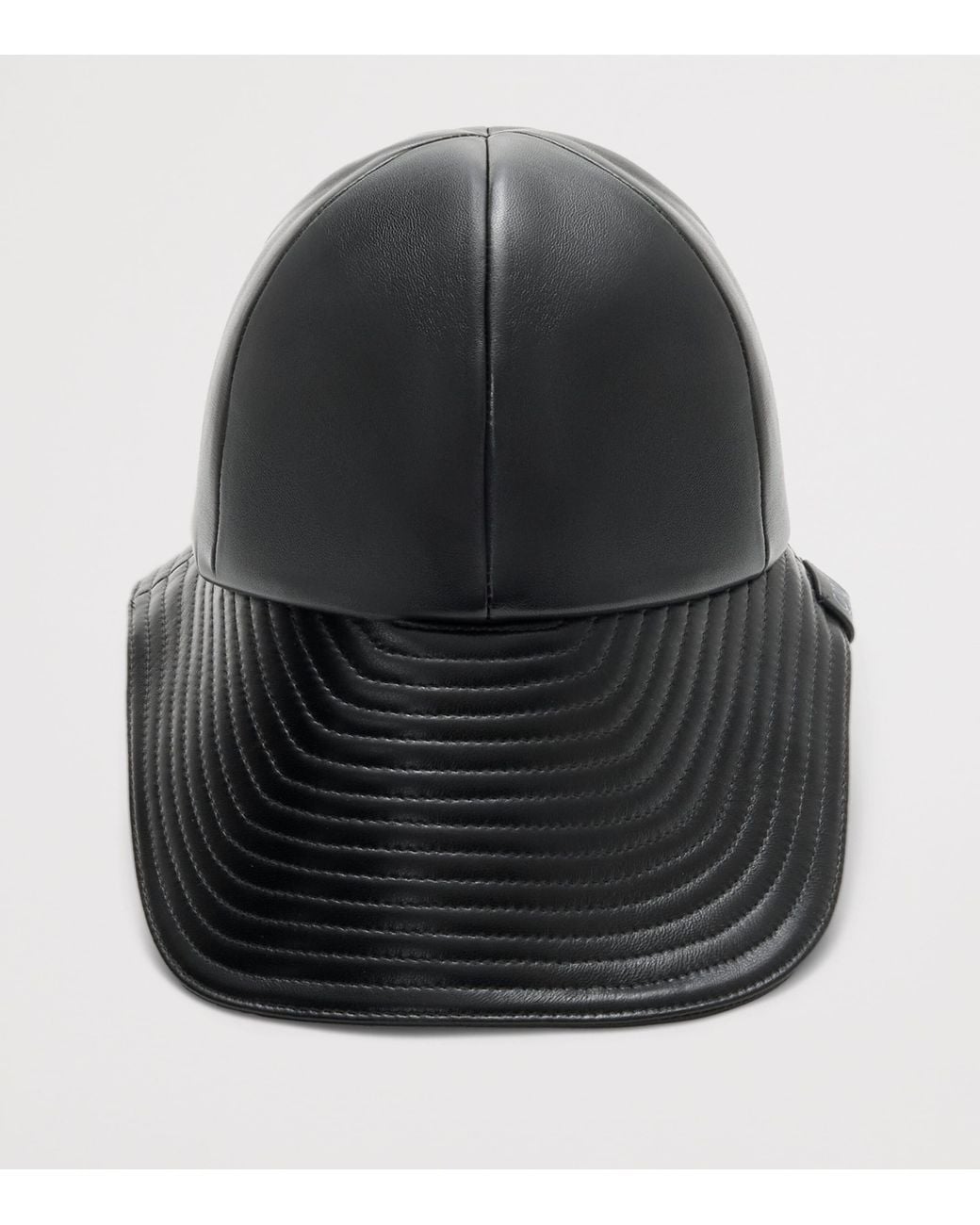 Loewe Black Leather Hiker Hat
