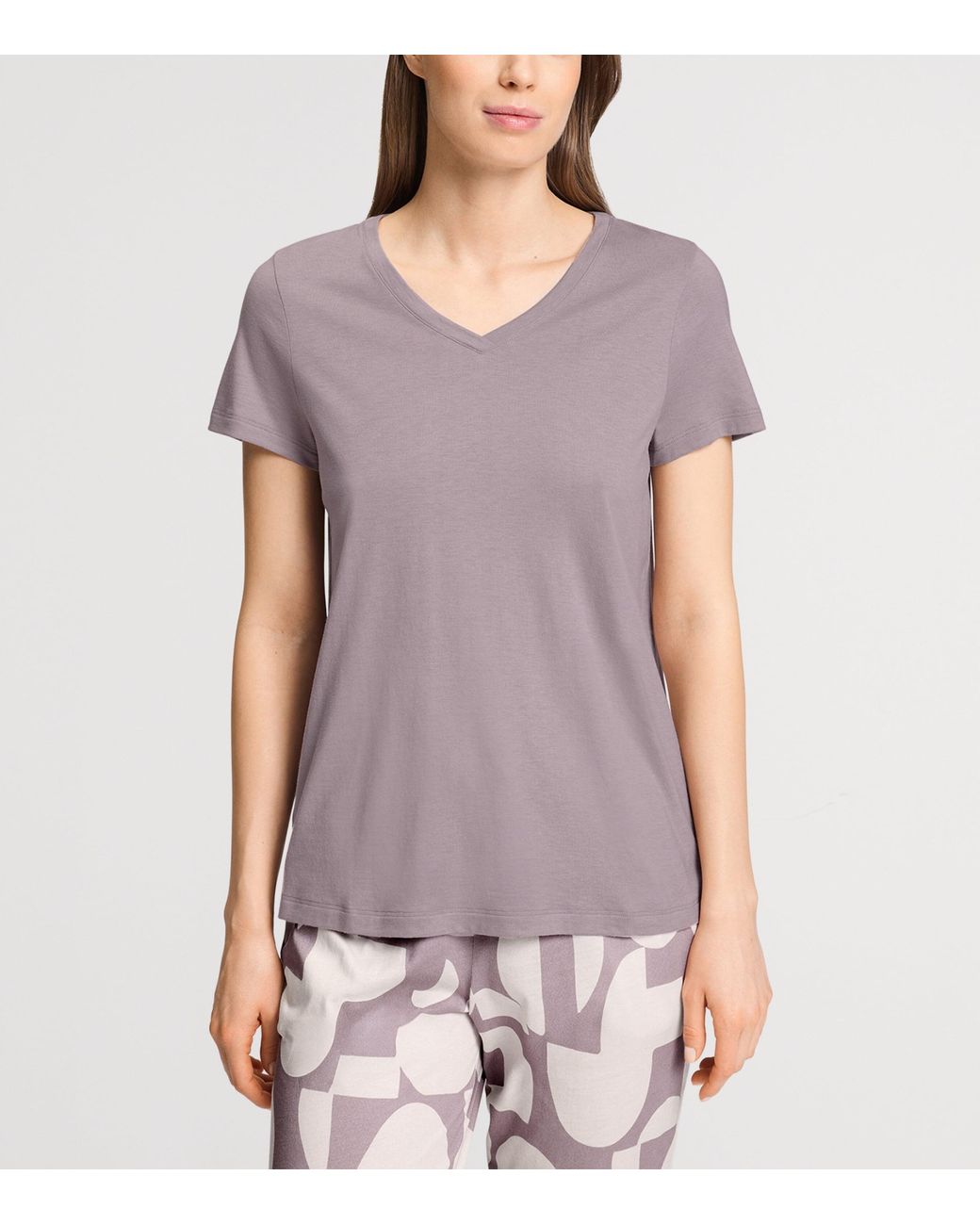 Hanro Purple Sleep & Lounge T-Shirt