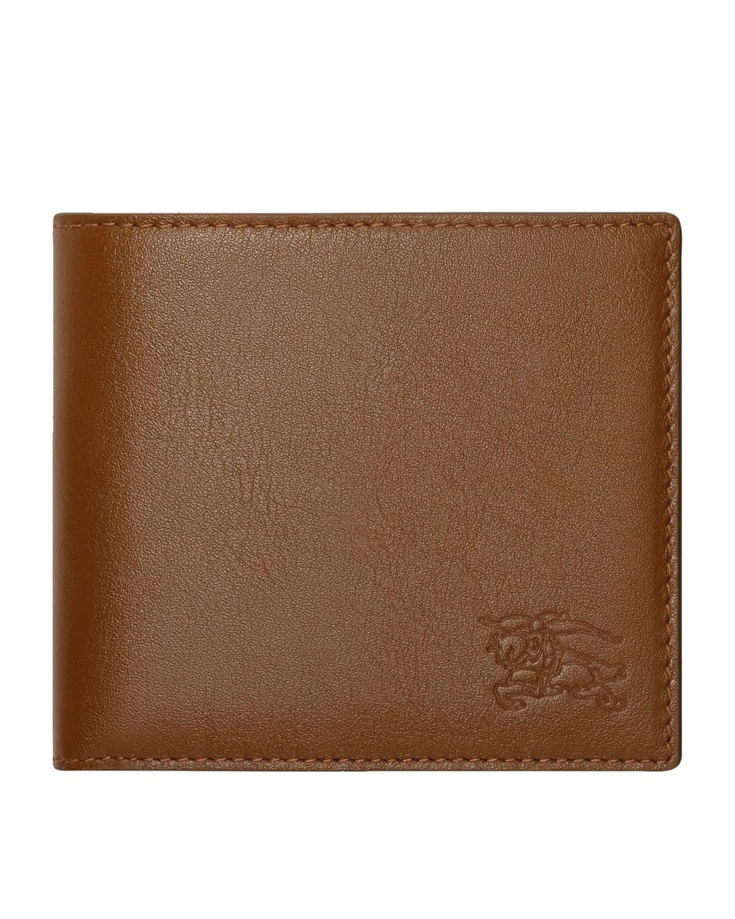 Burberry Brown Pop Check Bifold Wallet for men