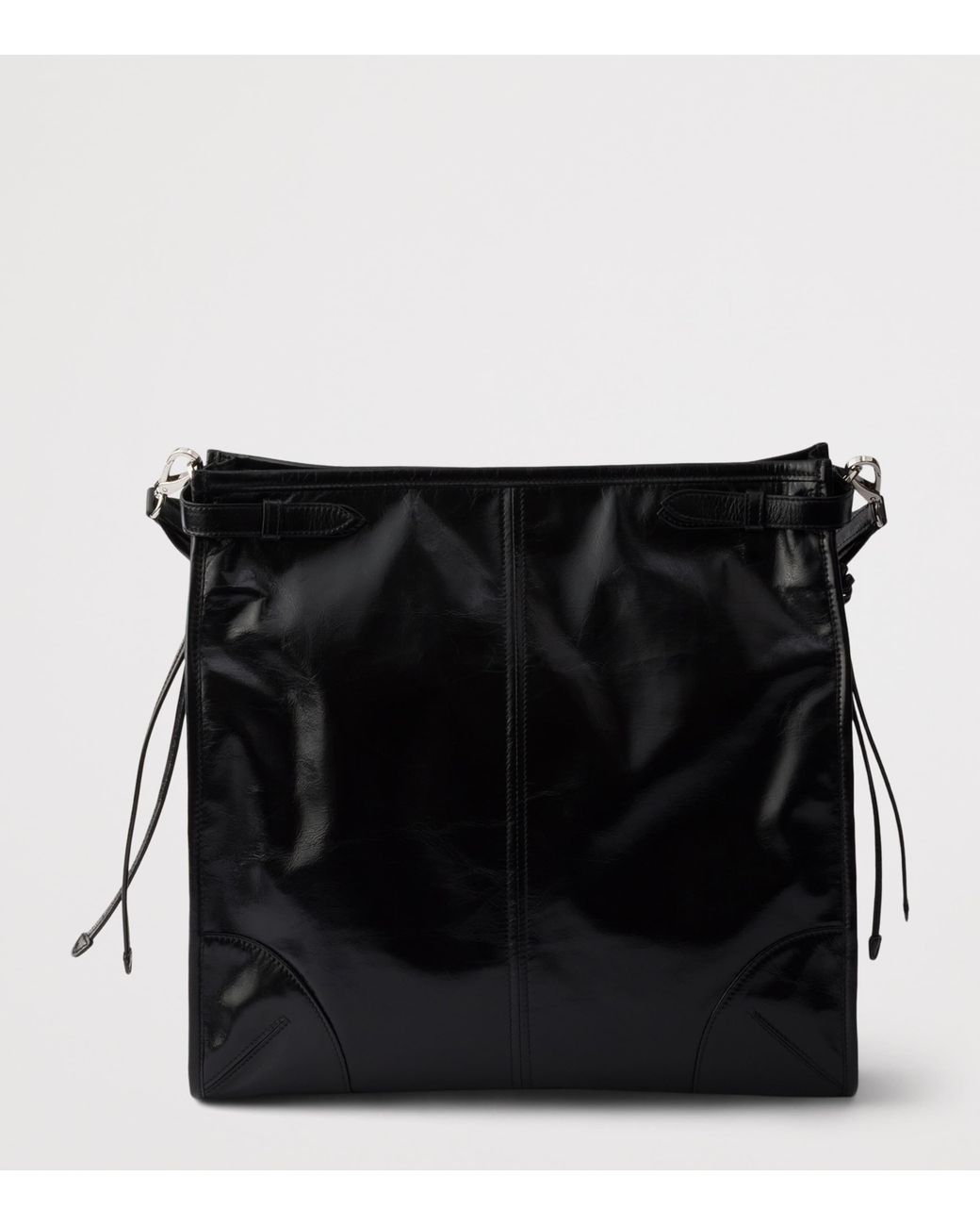 Prada Black Leather Bonnie Cross-Body Bag for men