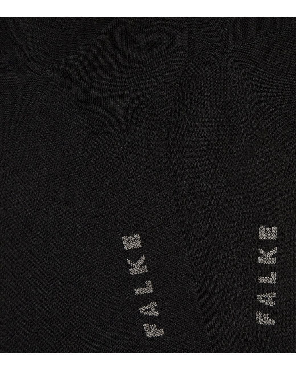 Falke Black Cotton Touch Tights