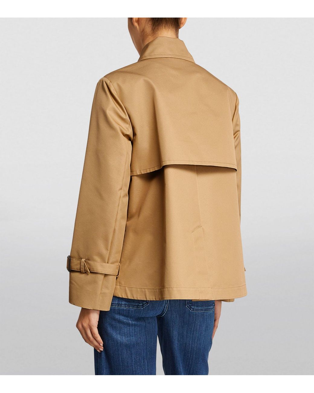 Weekend by Maxmara Biglia Trench Jacket in Natural | Lyst