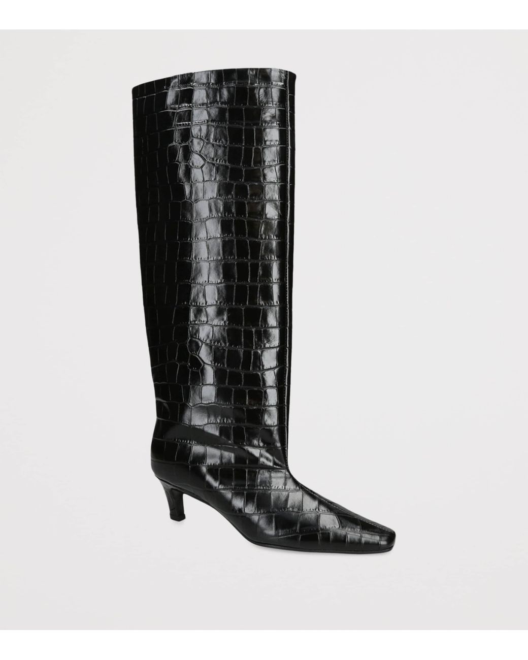 Totême Black The Wide Shaft Boots 50