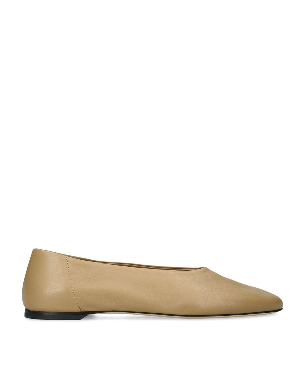 Totême Natural Leather Slip Ballet Flats
