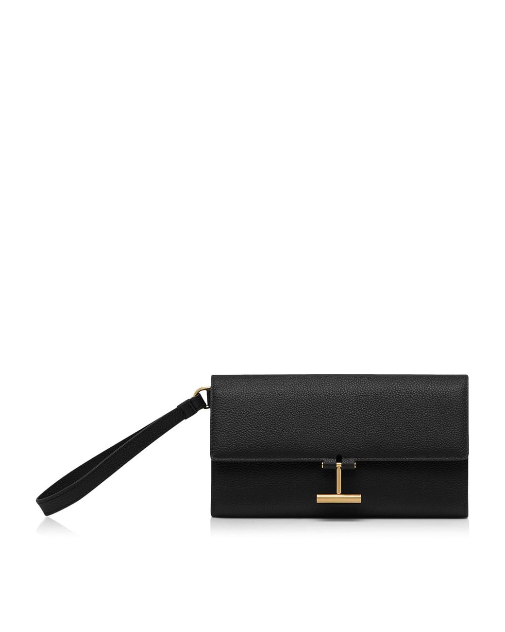 Tom Ford Black Leather Tara Wrist Pouch