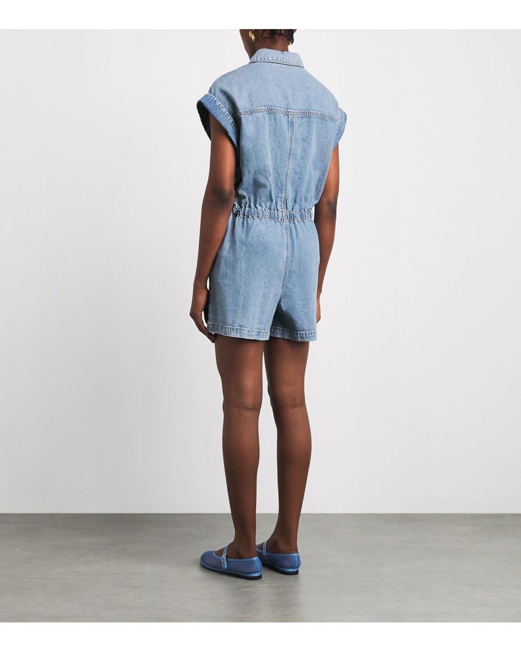 PAIGE Blue Denim Maliah Playsuit