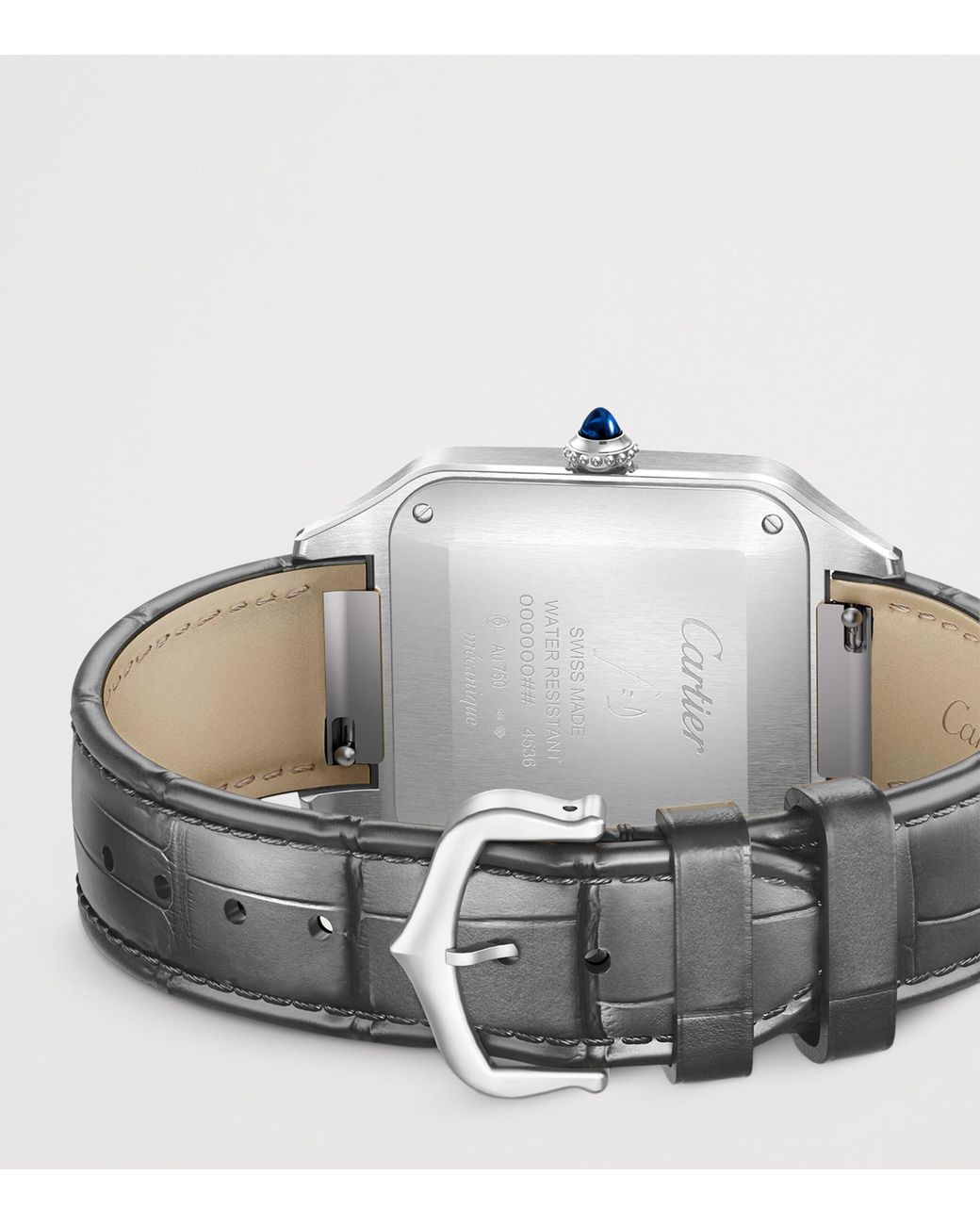 Cartier Multicolor Extra Large Steel And Santos-Dumont Watch for men