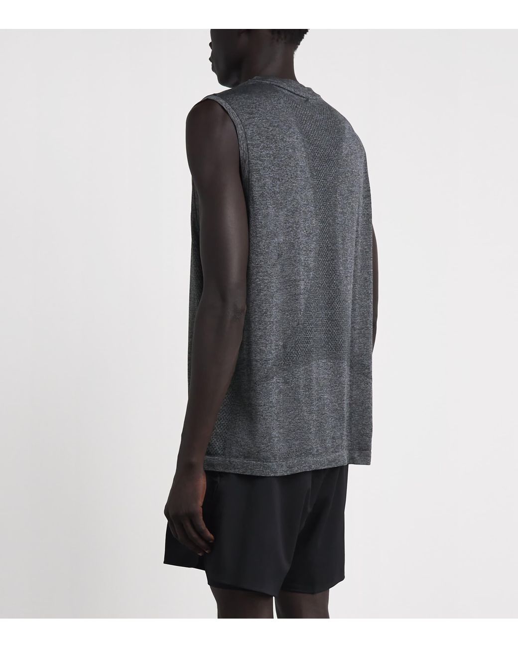 On Shoes Gray Train Flex Sleeveless Top for men