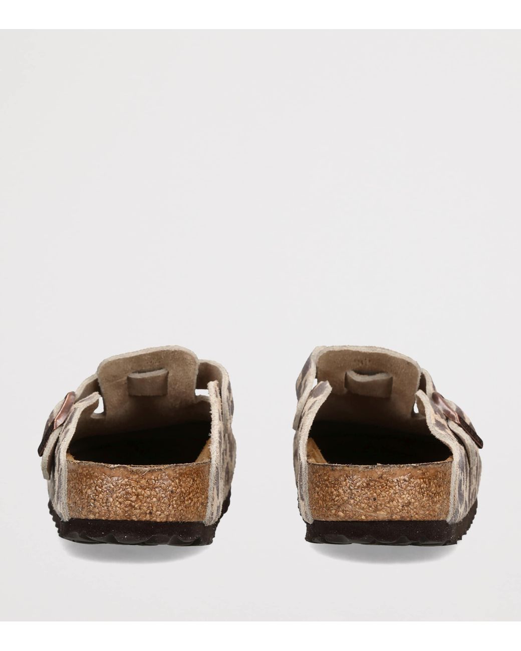 Birkenstock Brown Suede Boston Clogs
