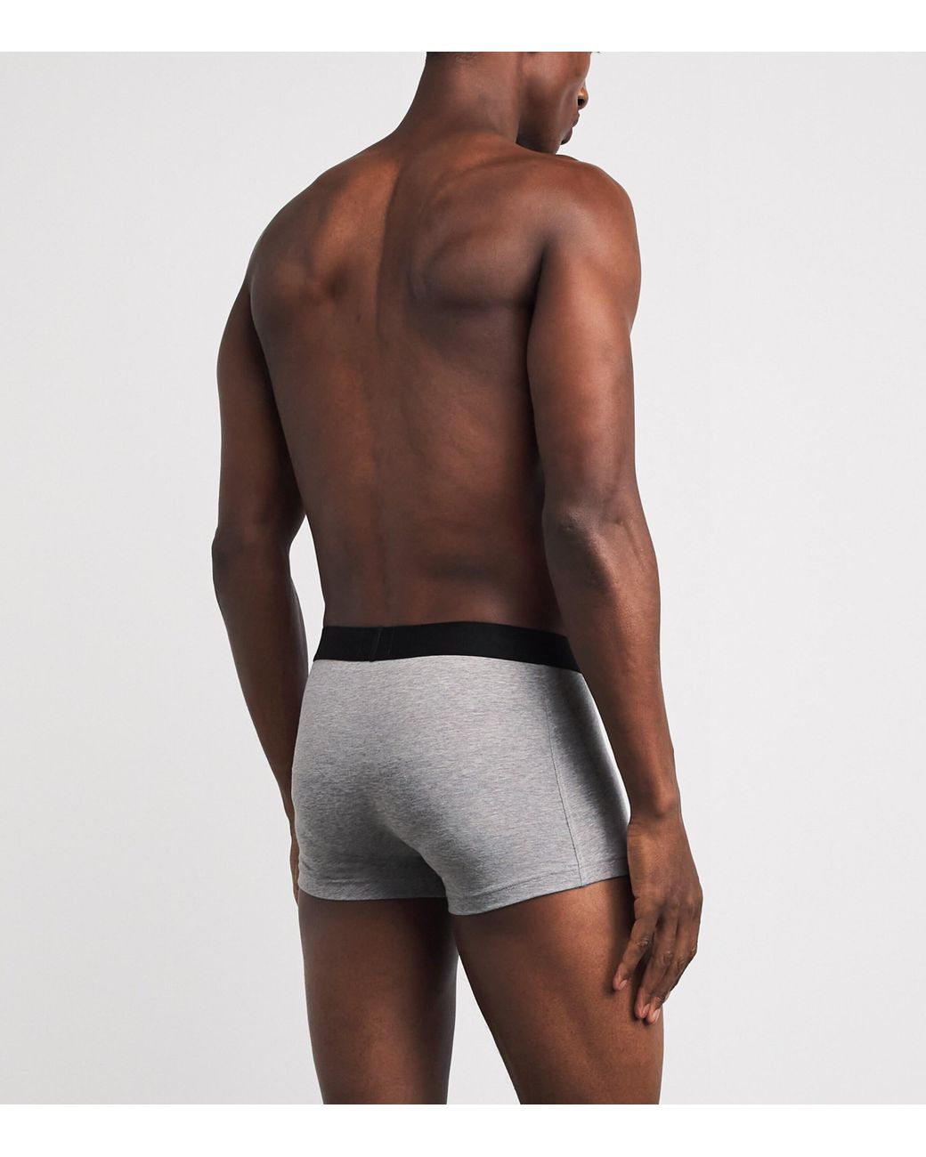 Boss Black Stretch-Organic Cotton Trunks for men