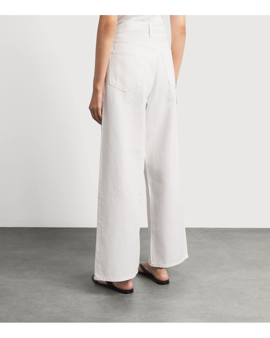 Agolde White The Low-Slung Baggy Jeans