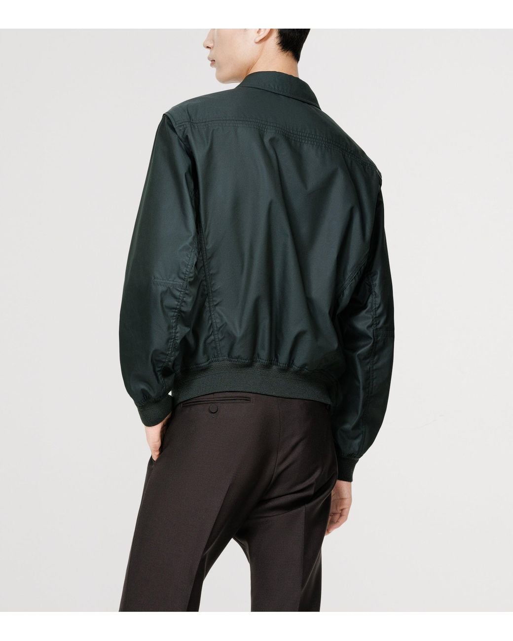Tom Ford Green Cotton Bomber Jacket for men