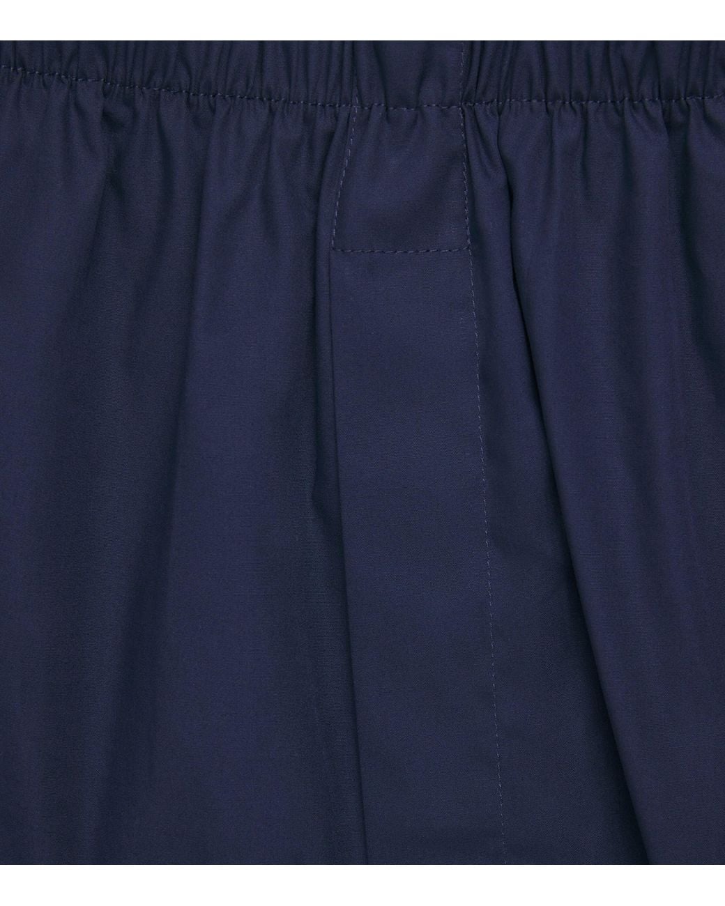 Sunspel Blue Cotton Classic Boxer Shorts for men