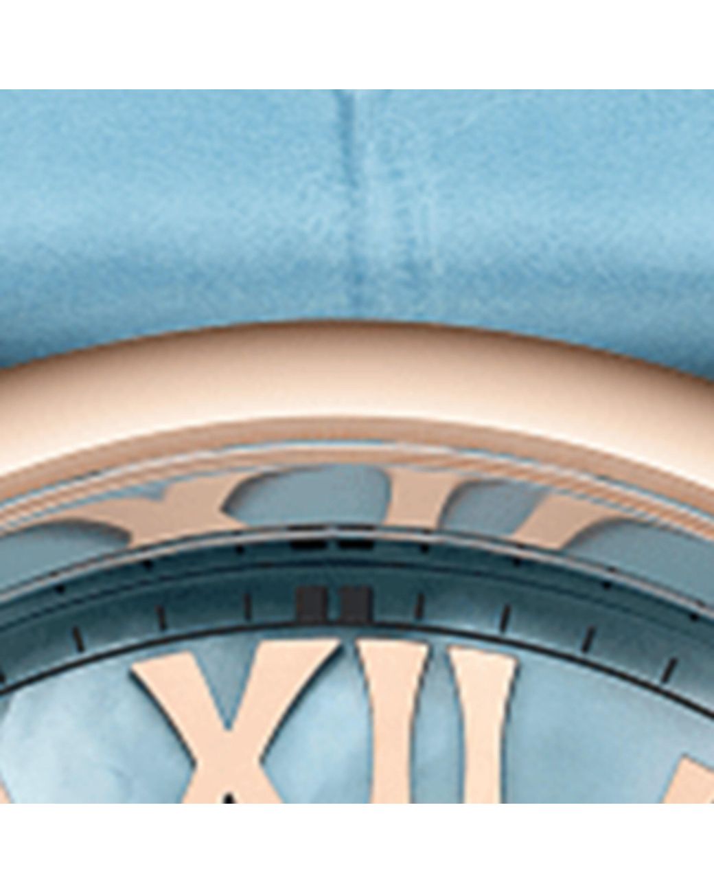Chopard Blue Lucent Steel And Diamond Happy Sport Watch