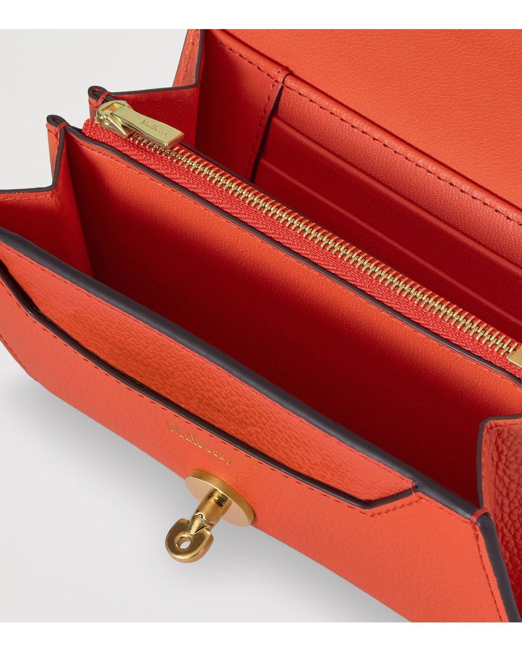 Mulberry Red Medium Leather Darley Wallet