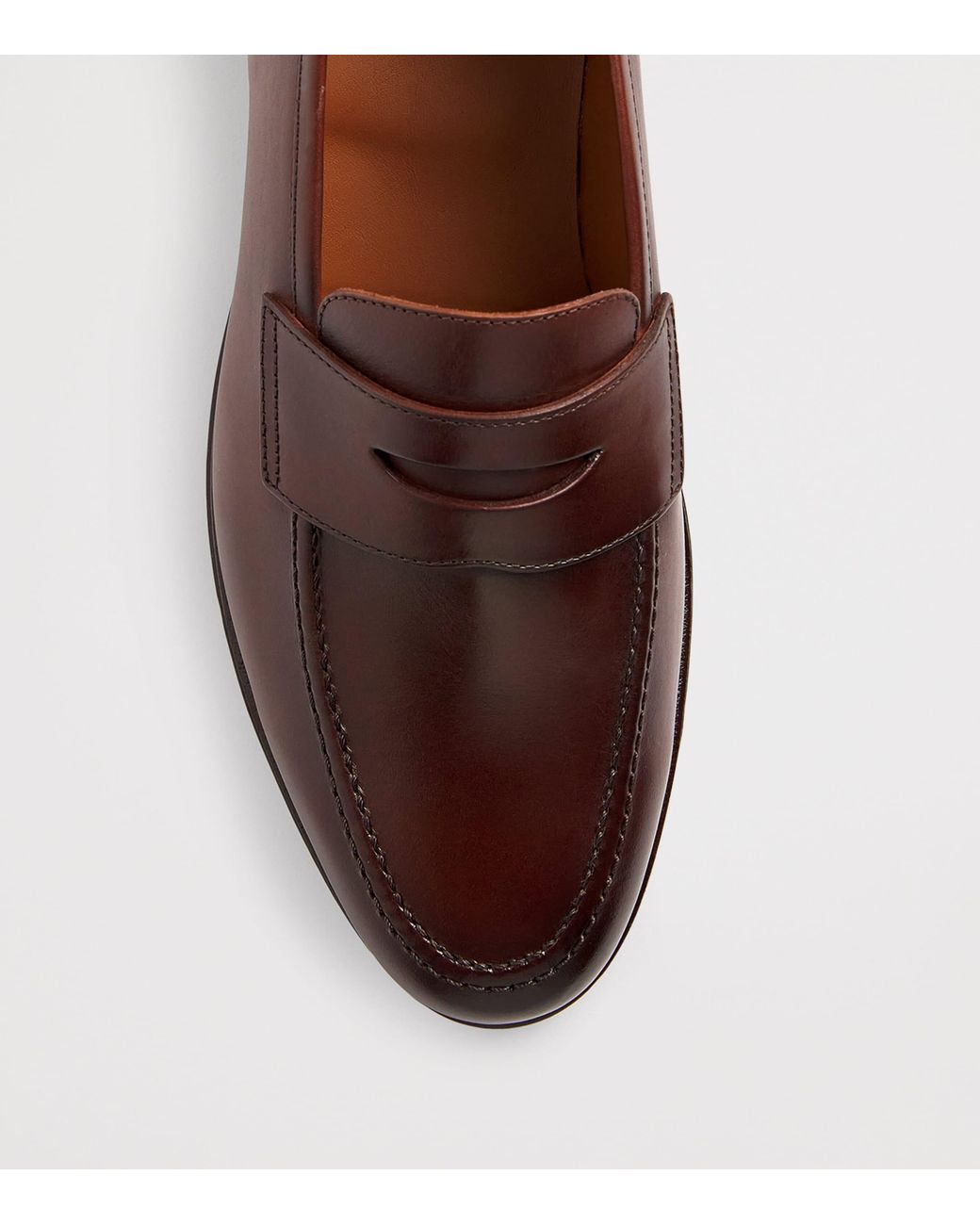 Polo Ralph Lauren Brown Leather Maestra Penny Loafers for men