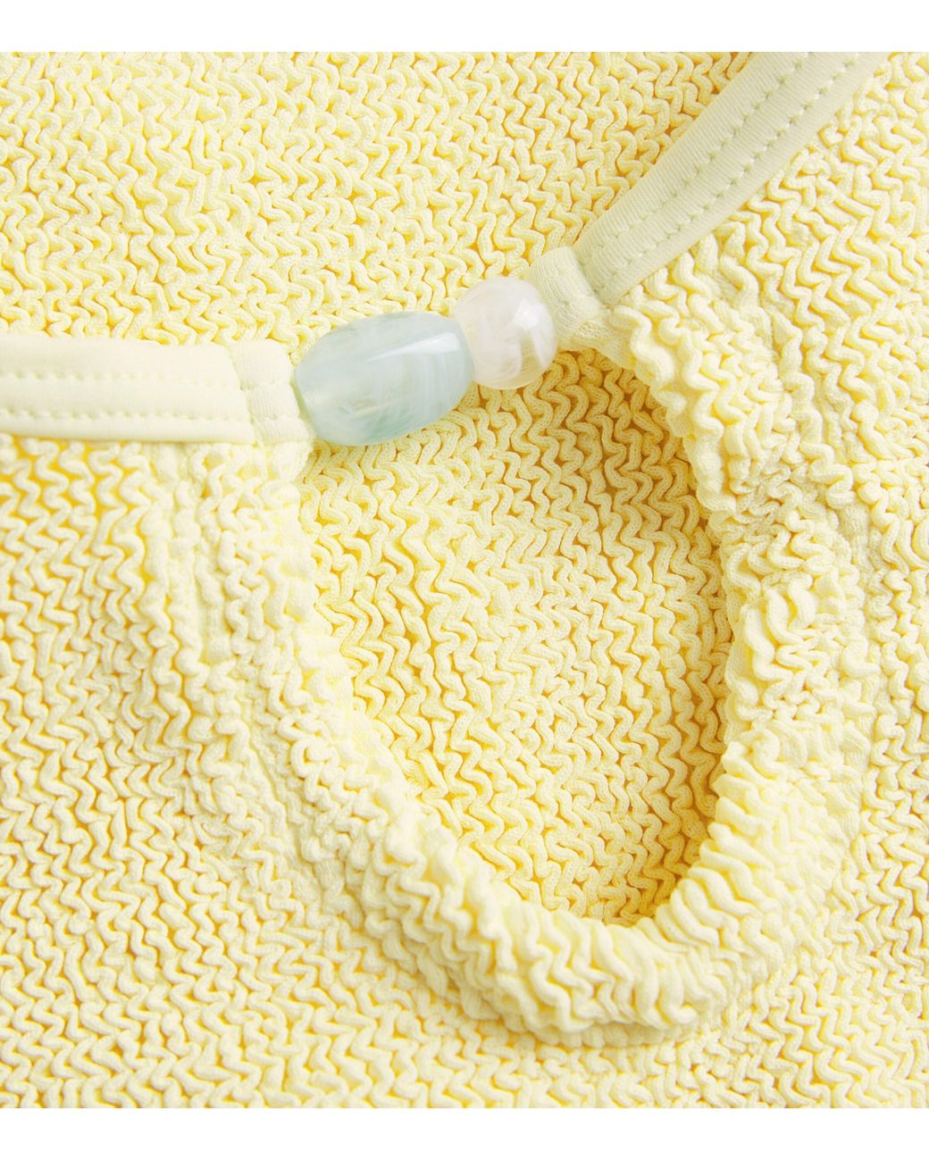 Hunza G Yellow Beaded Mia Swimsuit