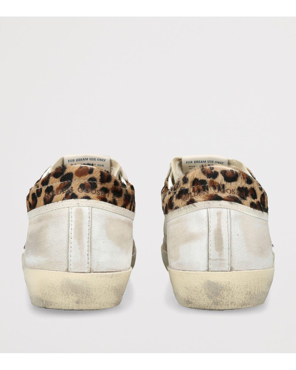 Golden Goose Deluxe Brand White Leather Super Star Sneakers