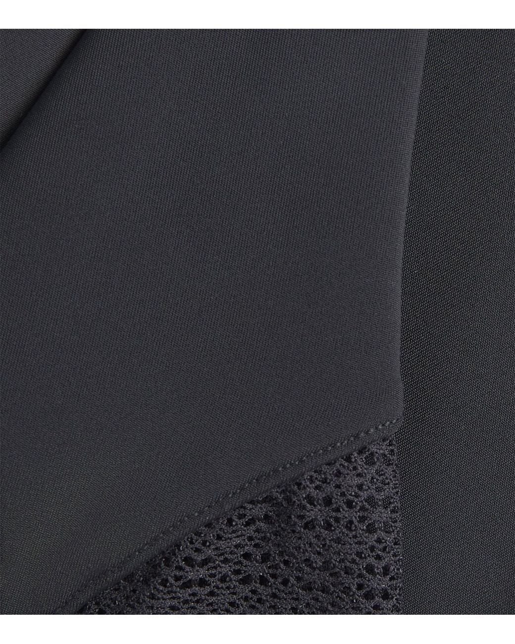 Wolford Black Geo Lace Shaping Bodysuit