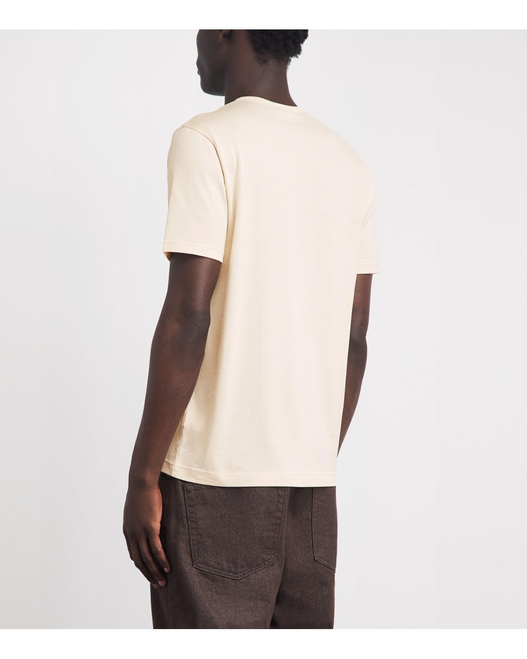Sunspel White Supima Cotton Classic T-Shirt for men