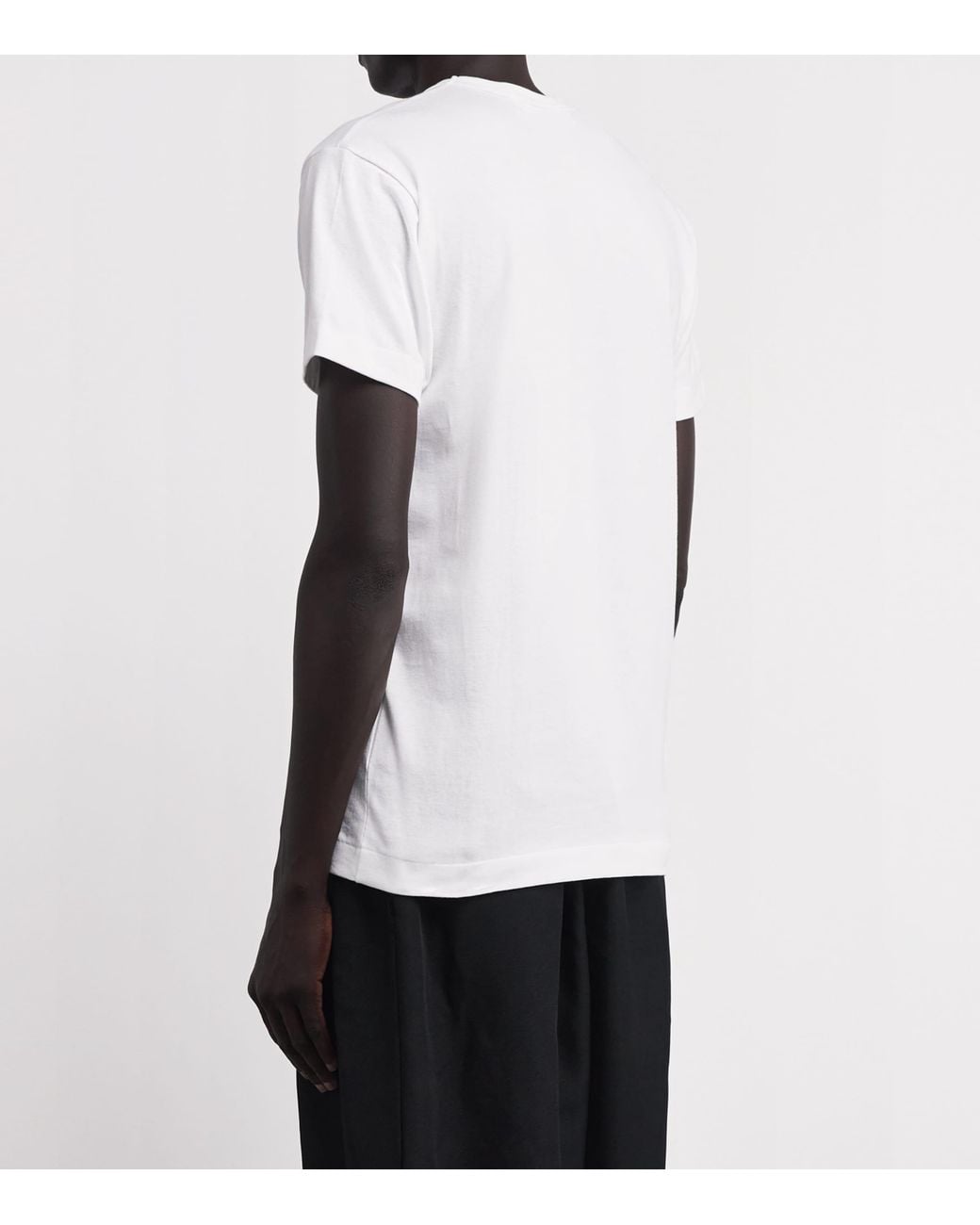 COMME DES GARÇONS PLAY White Heart Logo T-Shirt for men