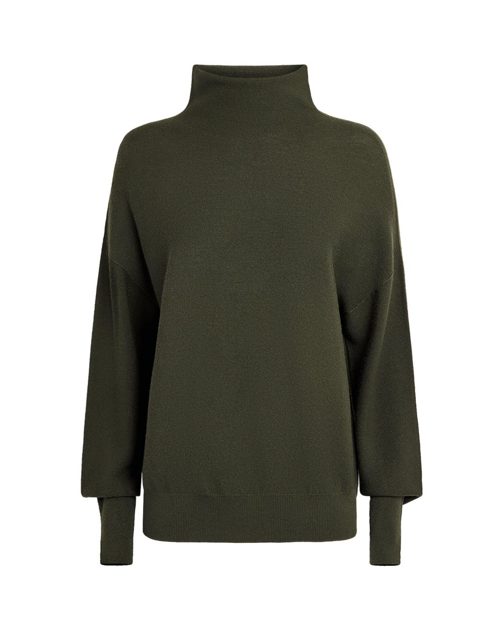 Molli Green Virgin Wool Rollneck Sweater