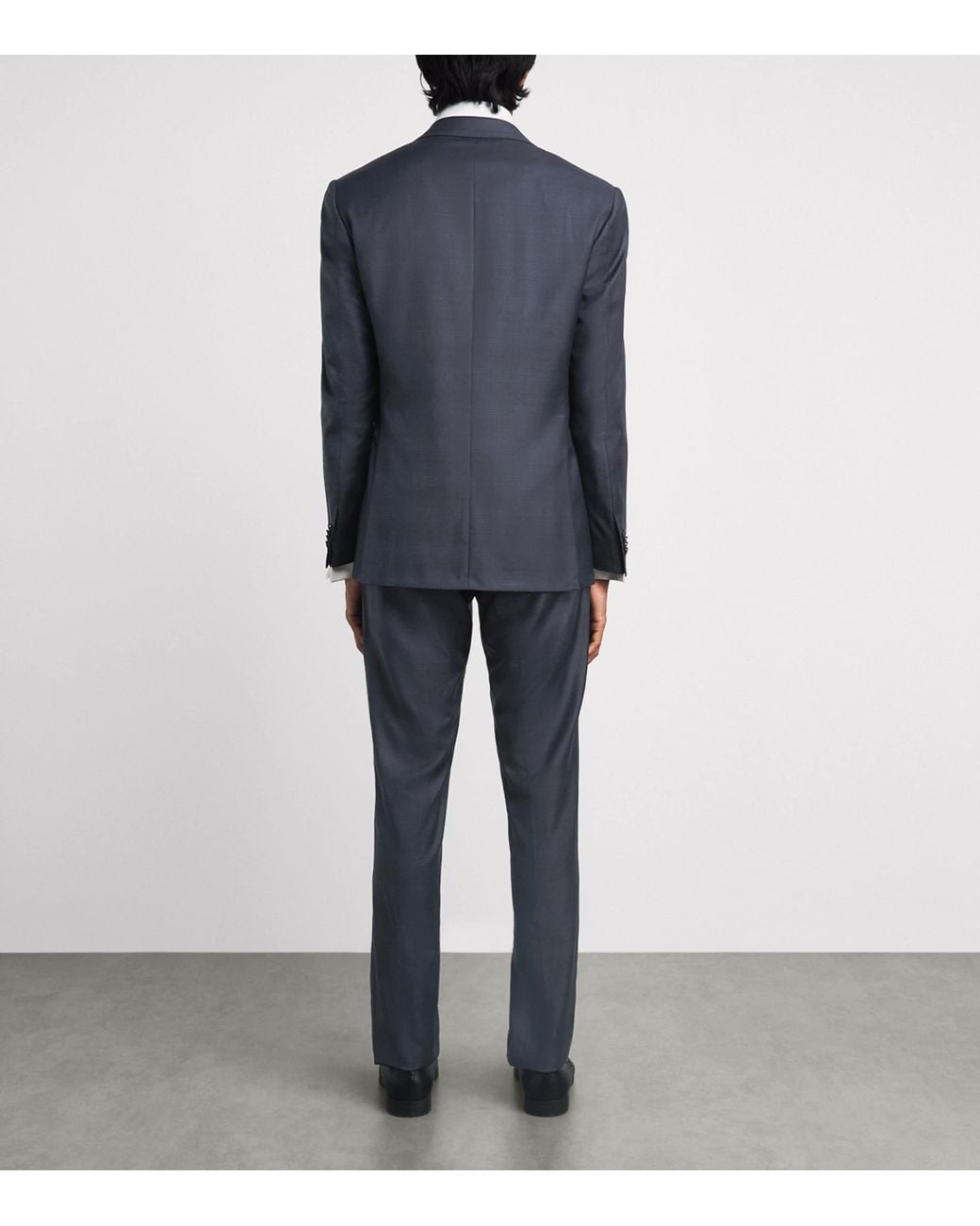 Corneliani Blue Virgin Wool 2-Piece Suit for men
