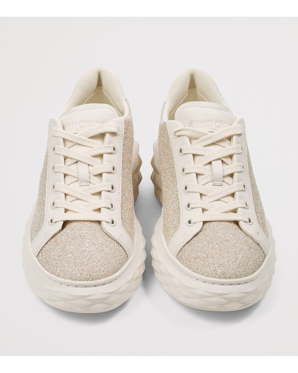Jimmy Choo Natural Diamond Light Max Glitter Sneakers