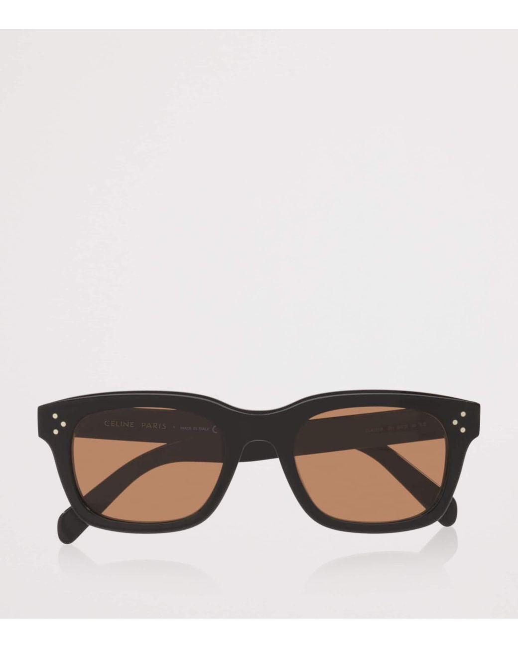 Céline Brown Acetate 3 Dots Cl40232I Irregular Sunglasses for men