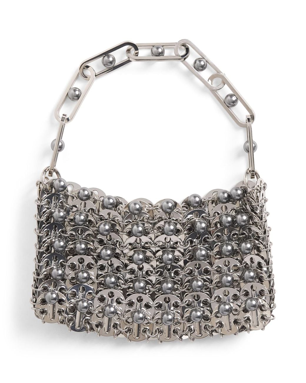 Rabanne Gray Sphere Shoulder Bag