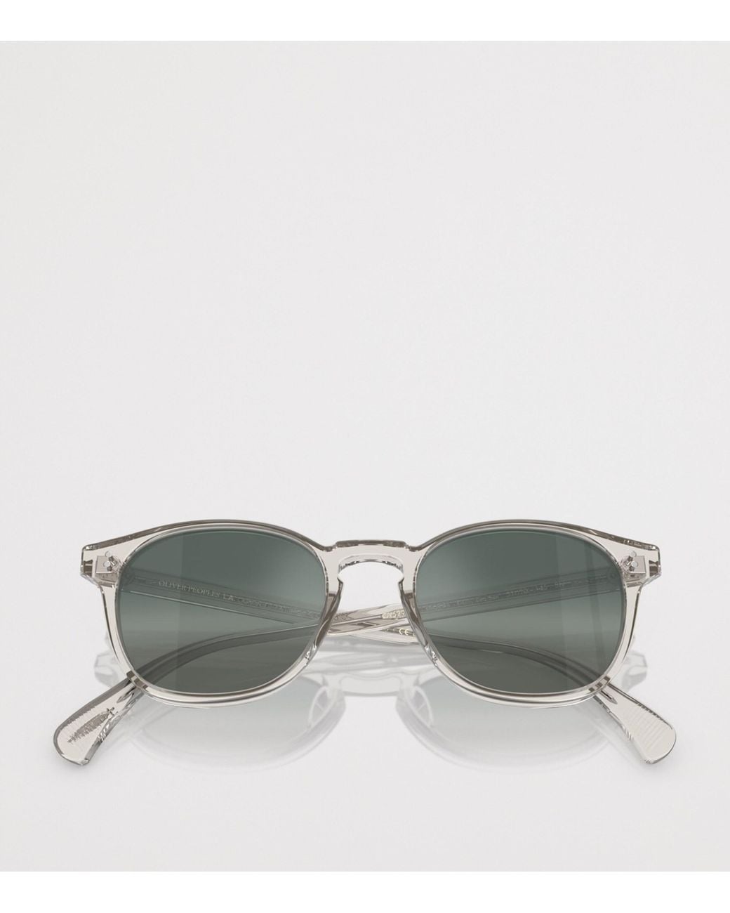 Oliver Peoples Gray Finley Esq. Round Sunglasses
