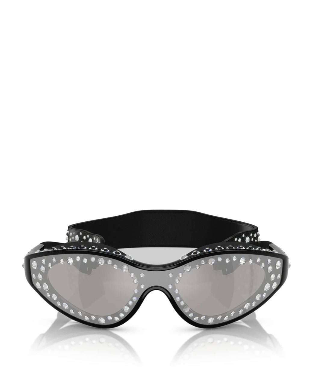 Swarovski Black Acetate Sk6024 Sunglasses