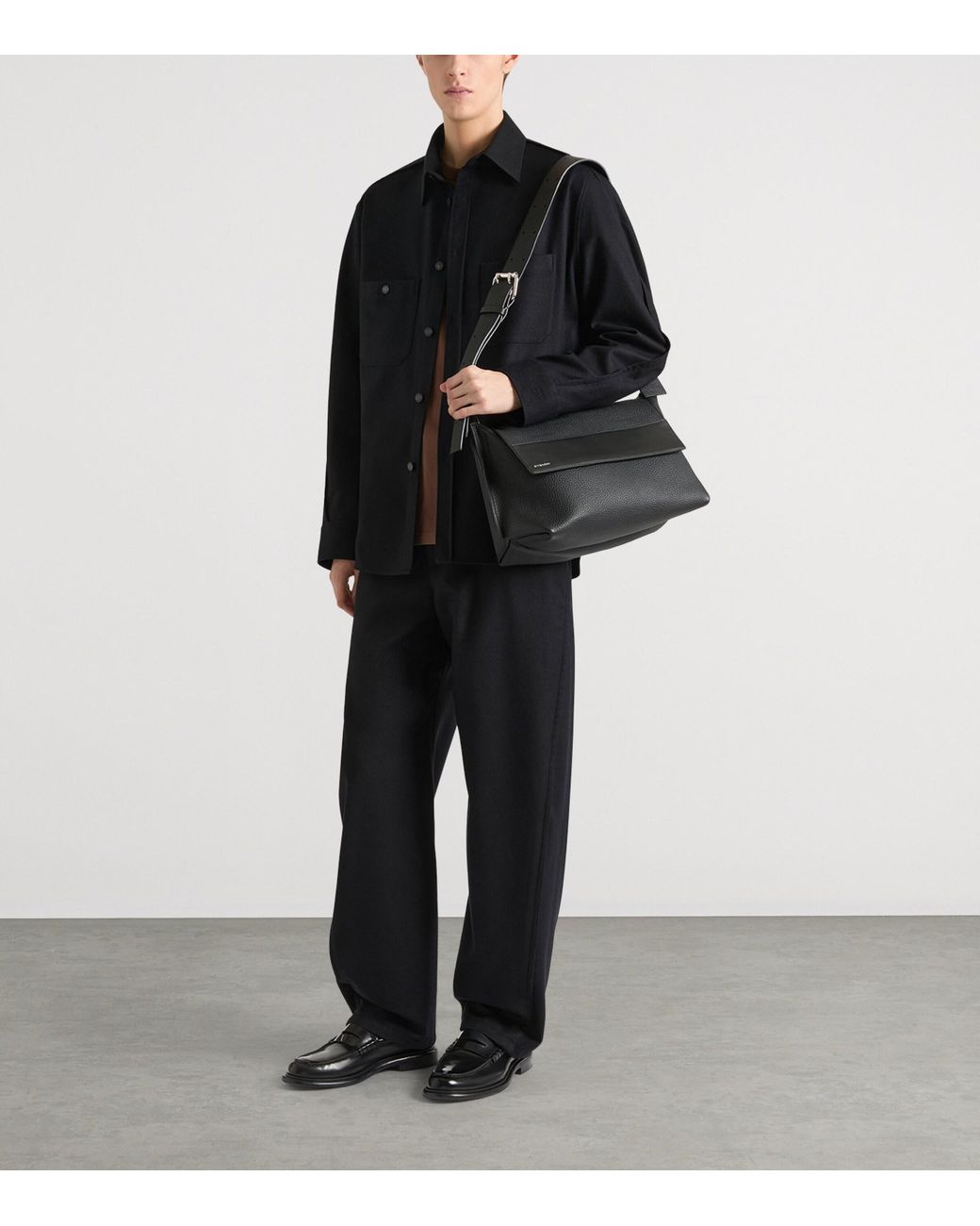 Givenchy Black Wool Shirt for men